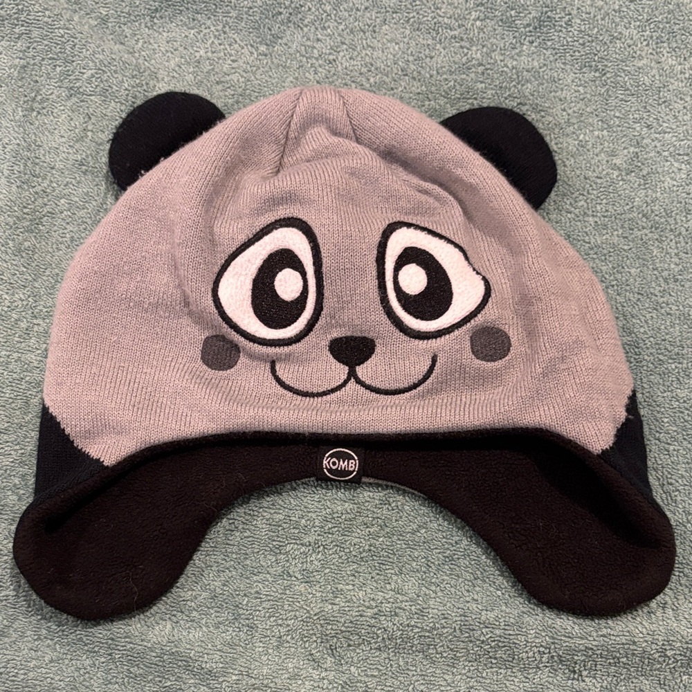 Cute Panda Kombi winter hat junior 1 size